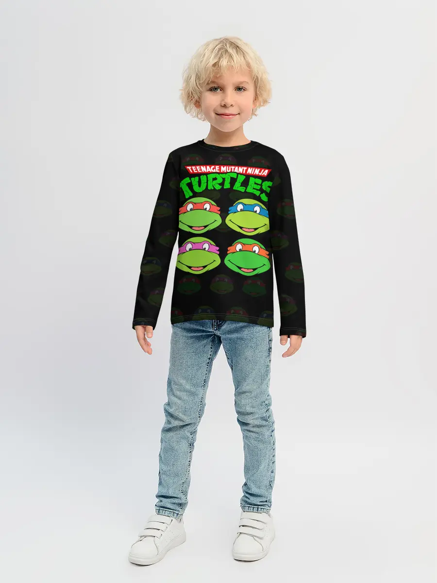 Детский лонгслив / Черепашки-Ниндзя