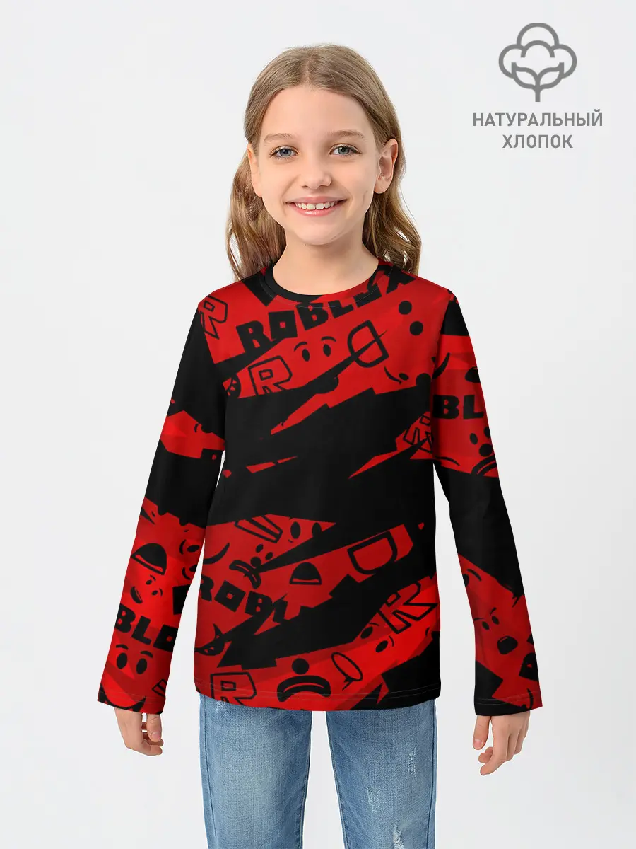 Детский лонгслив / Roblox