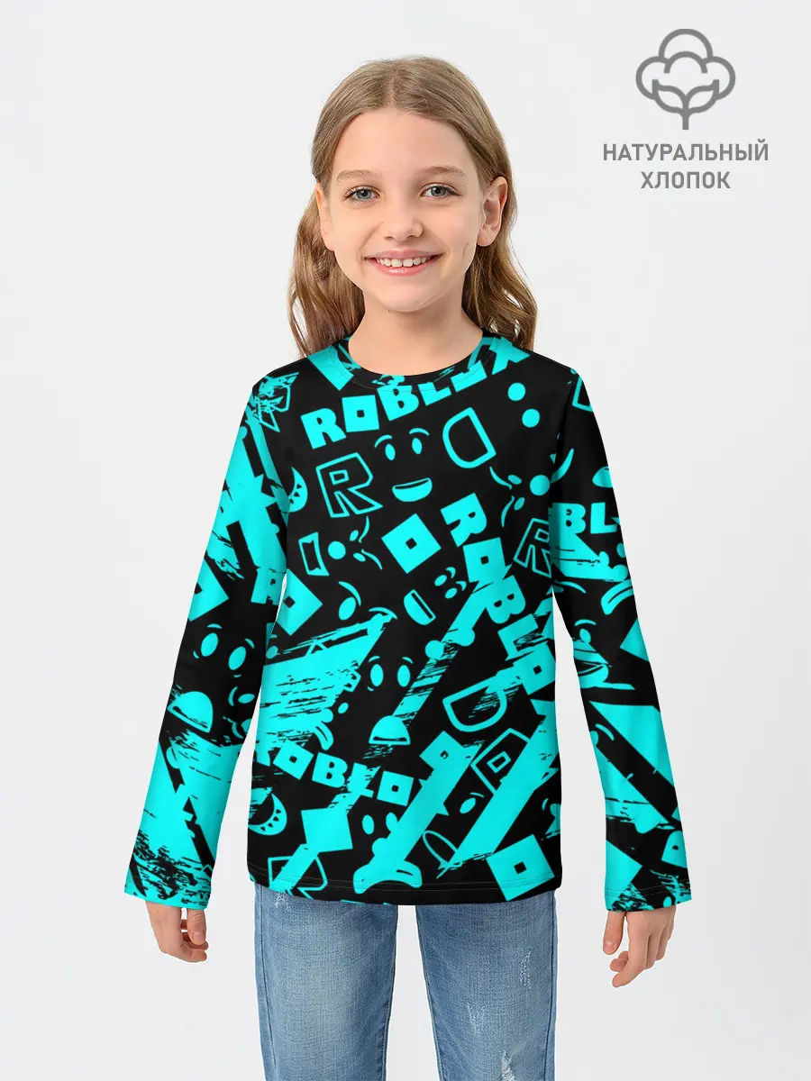 Детский лонгслив / Roblox