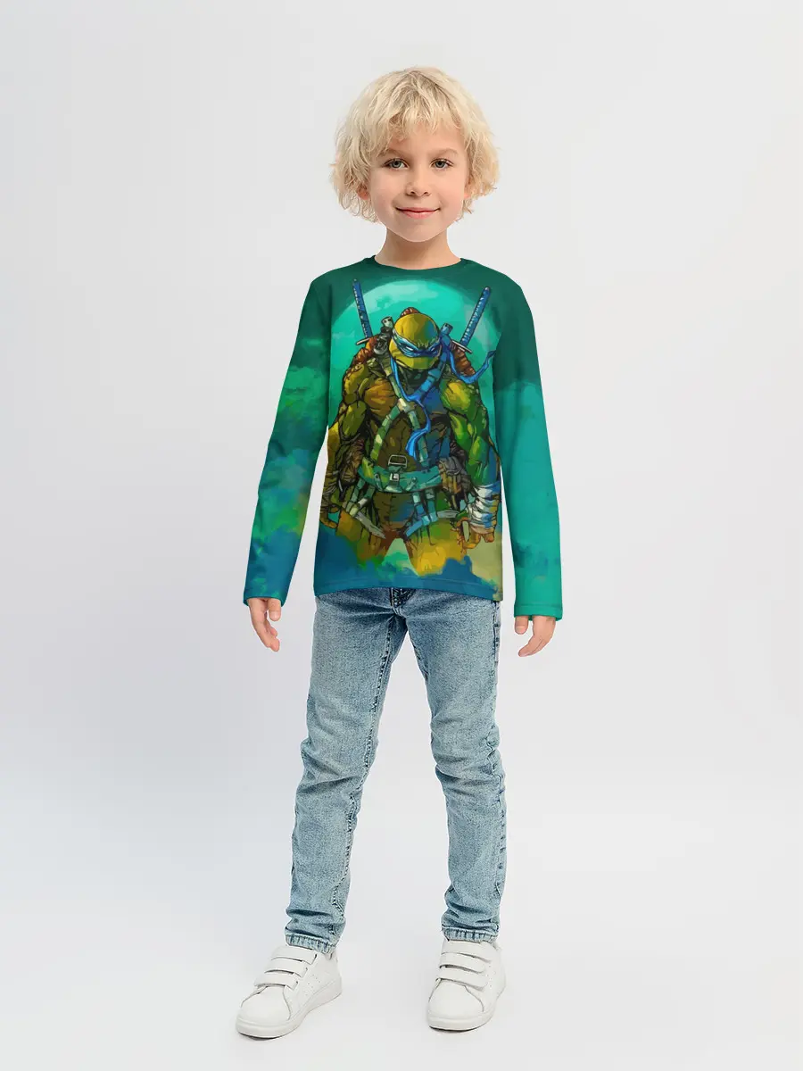 Детский лонгслив / Черепашки ниндзя
