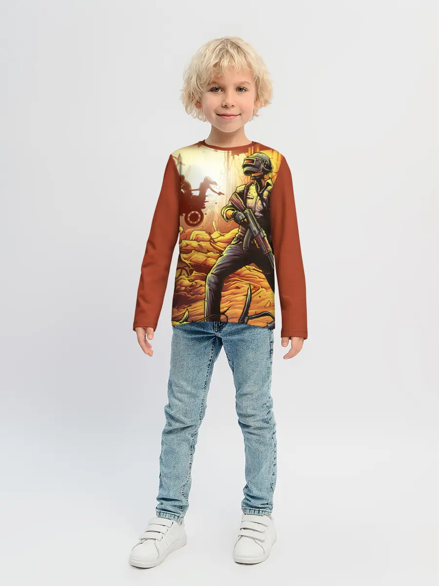 Детский лонгслив / PUBG