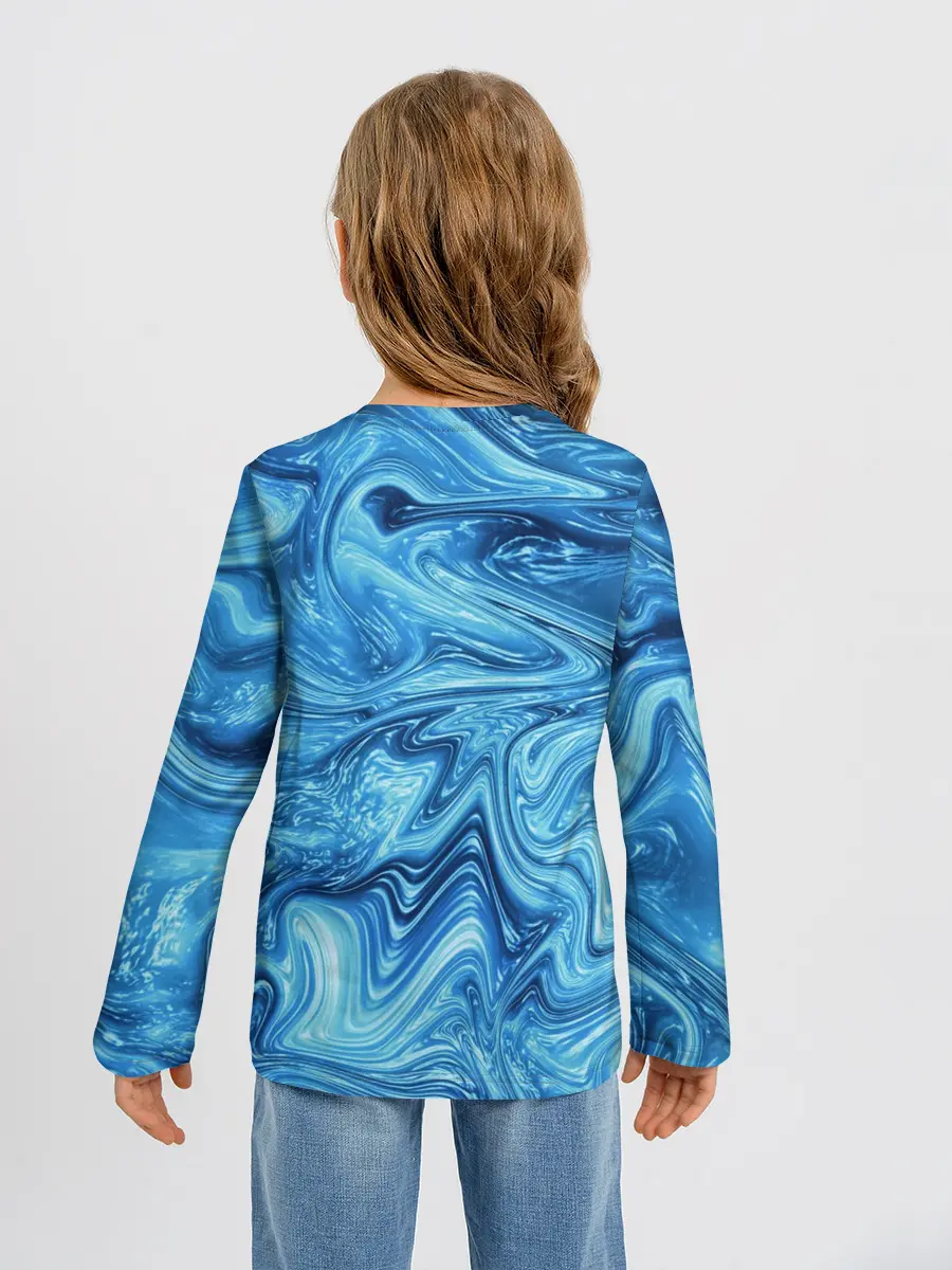 Детский лонгслив / Водоворот
