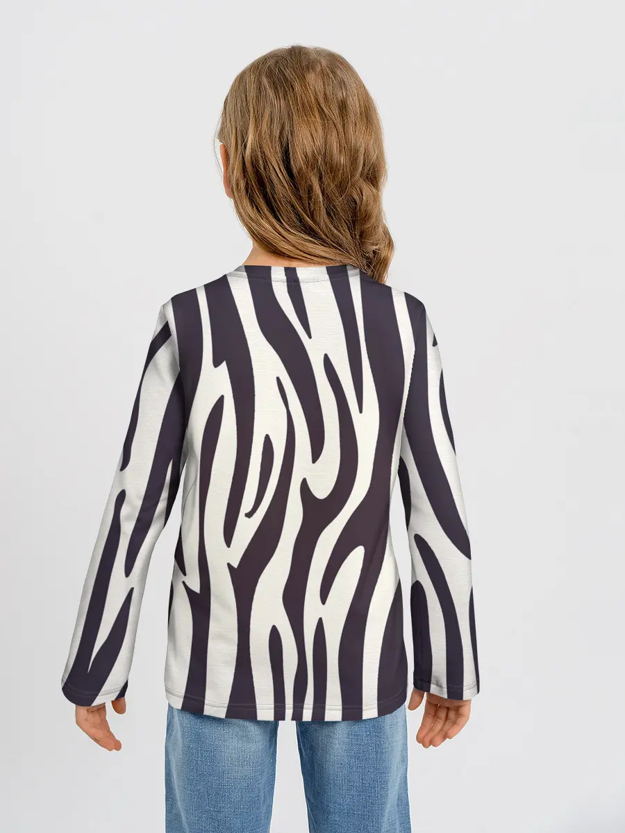 Детский лонгслив / Я зебра