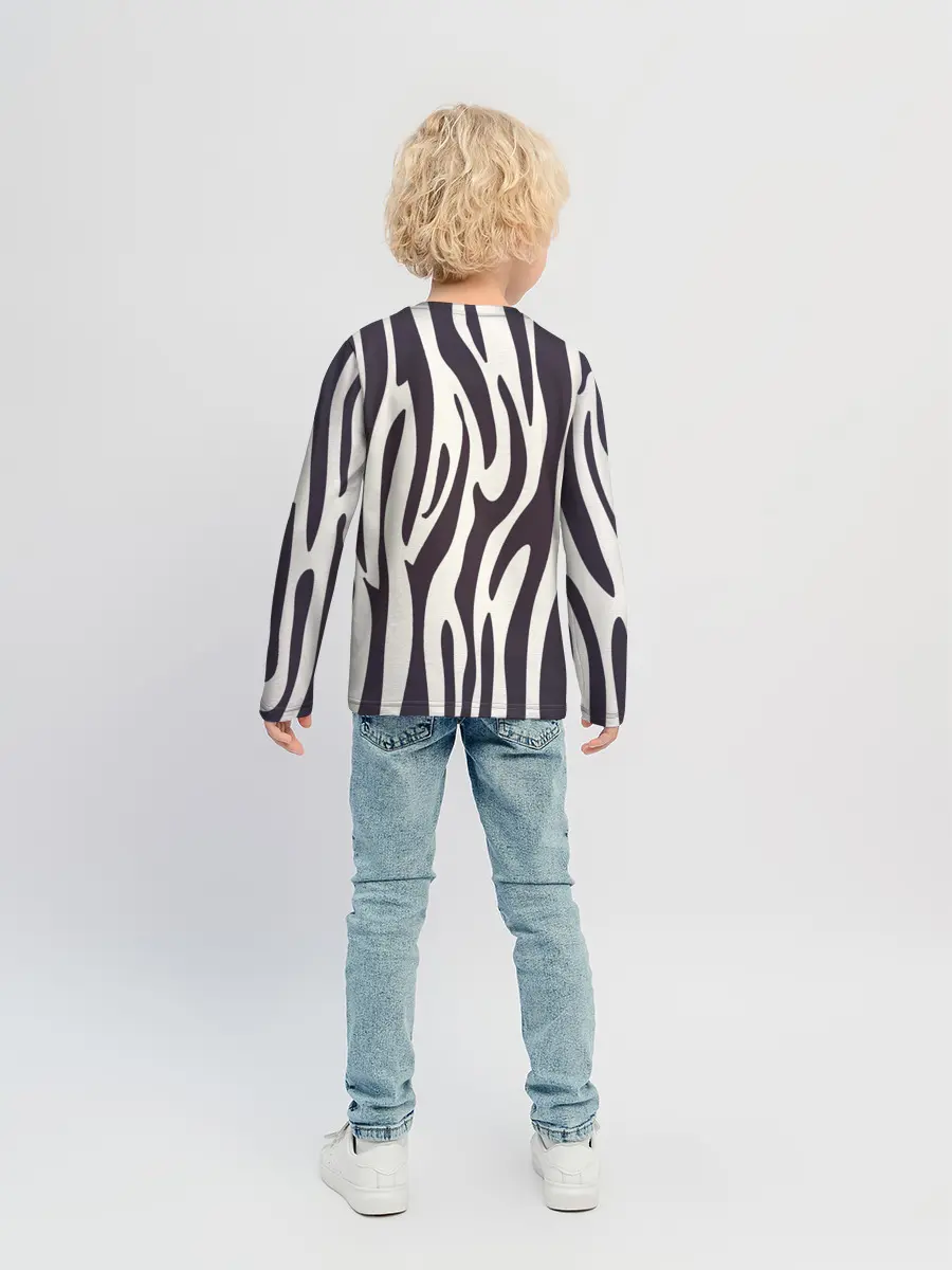 Детский лонгслив / Я зебра