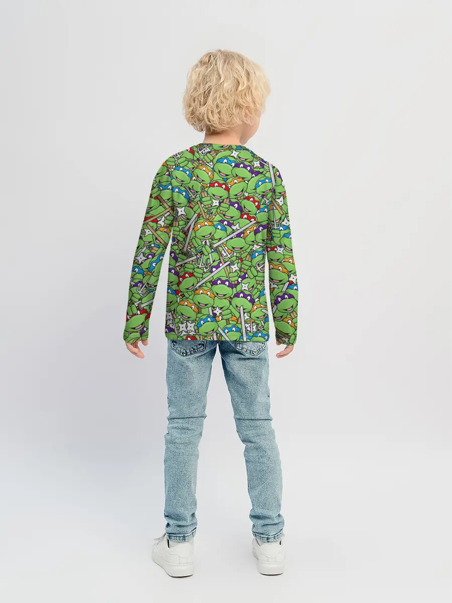 Детский лонгслив / Черепашки ниндзя