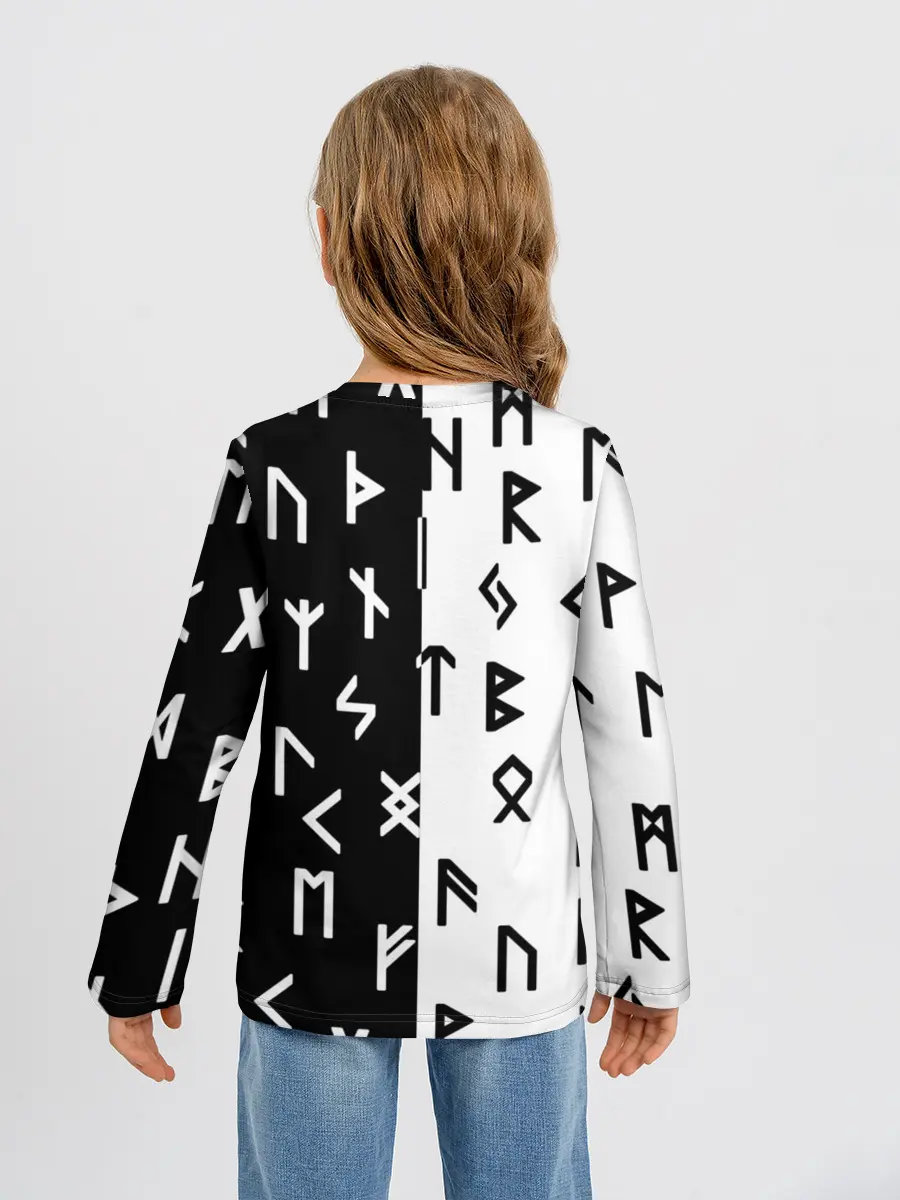 Детский лонгслив / РУНЫ