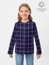 Детский лонгслив / Шотландка
