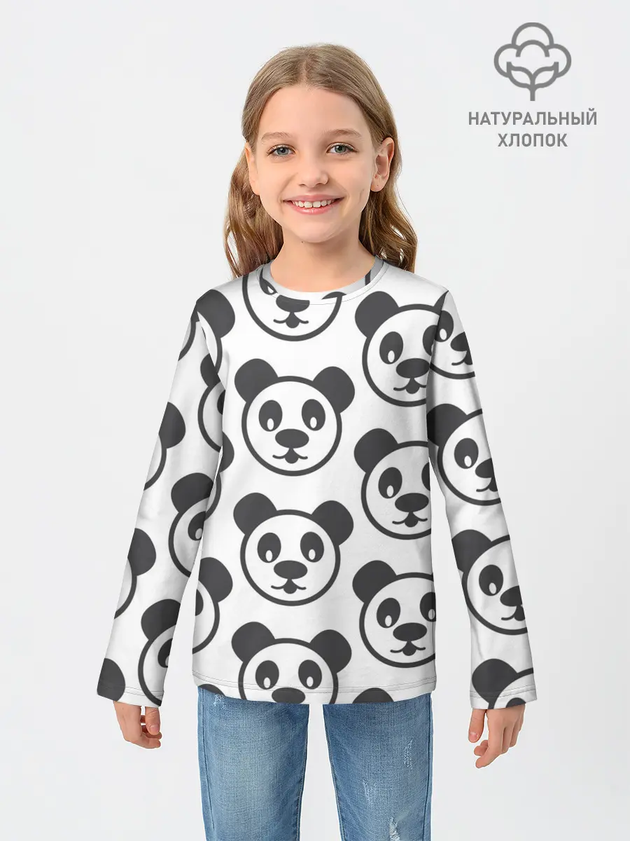 Детский лонгслив / panda