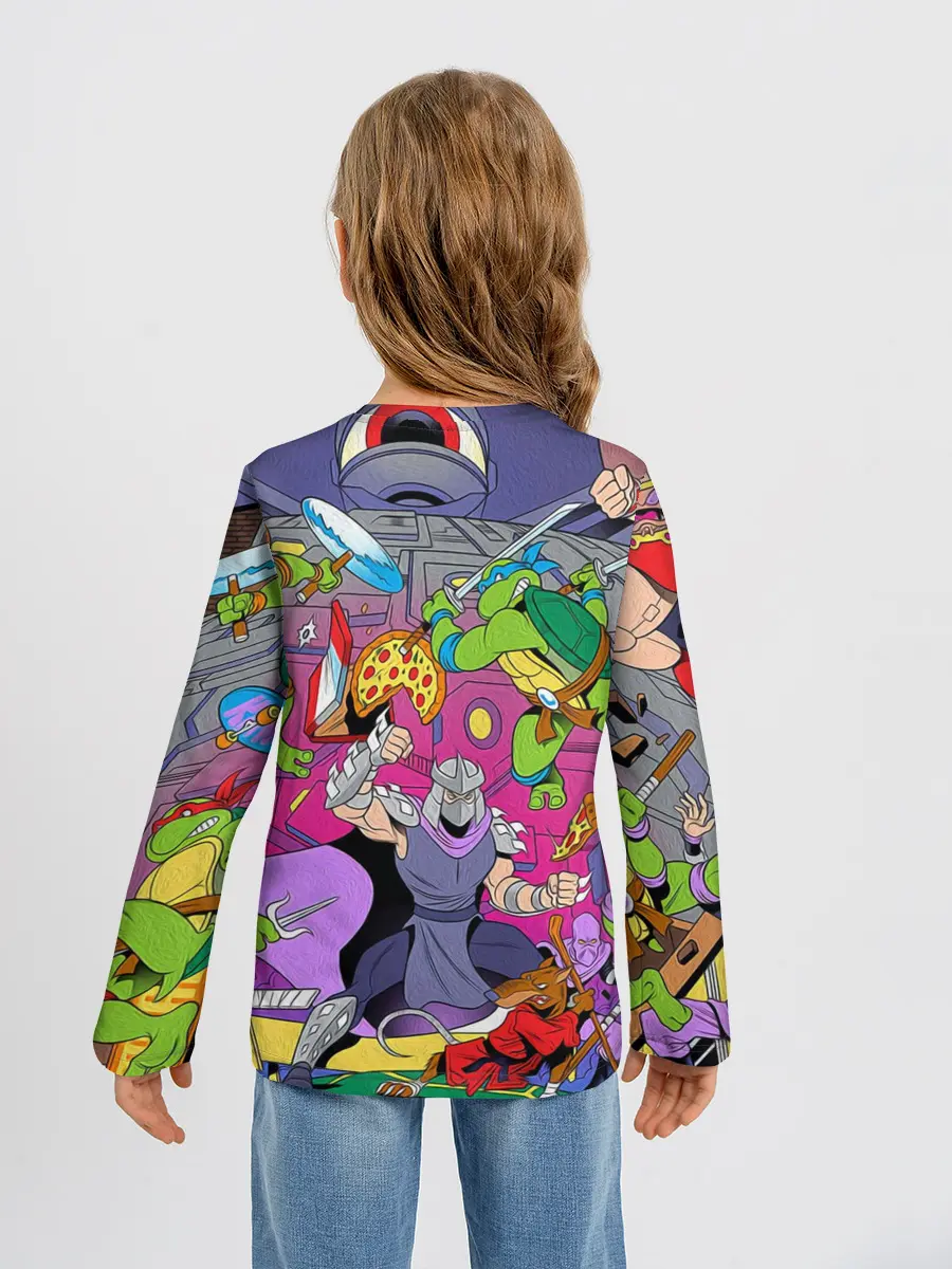 Детский лонгслив / ЧЕРЕПАШКИ