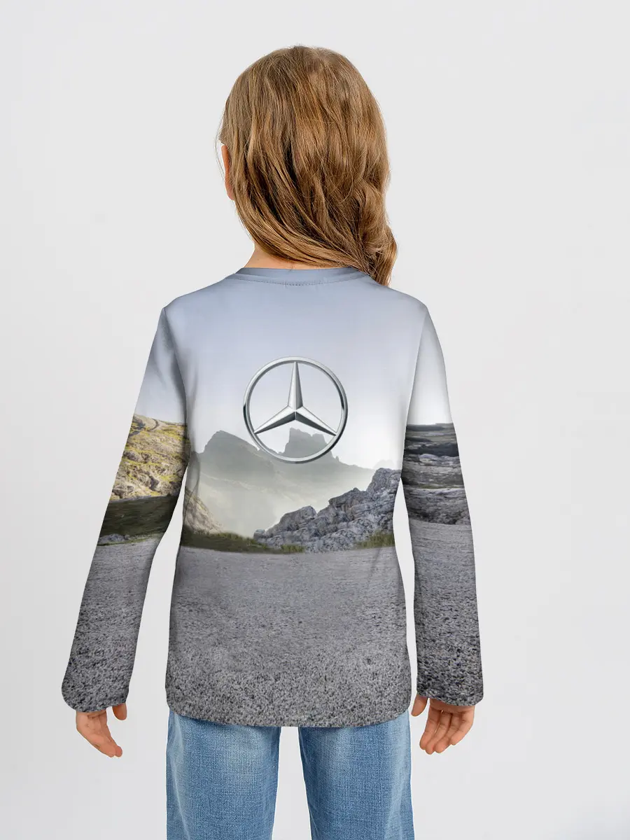 Детский лонгслив / Mercedes V8 Biturbo