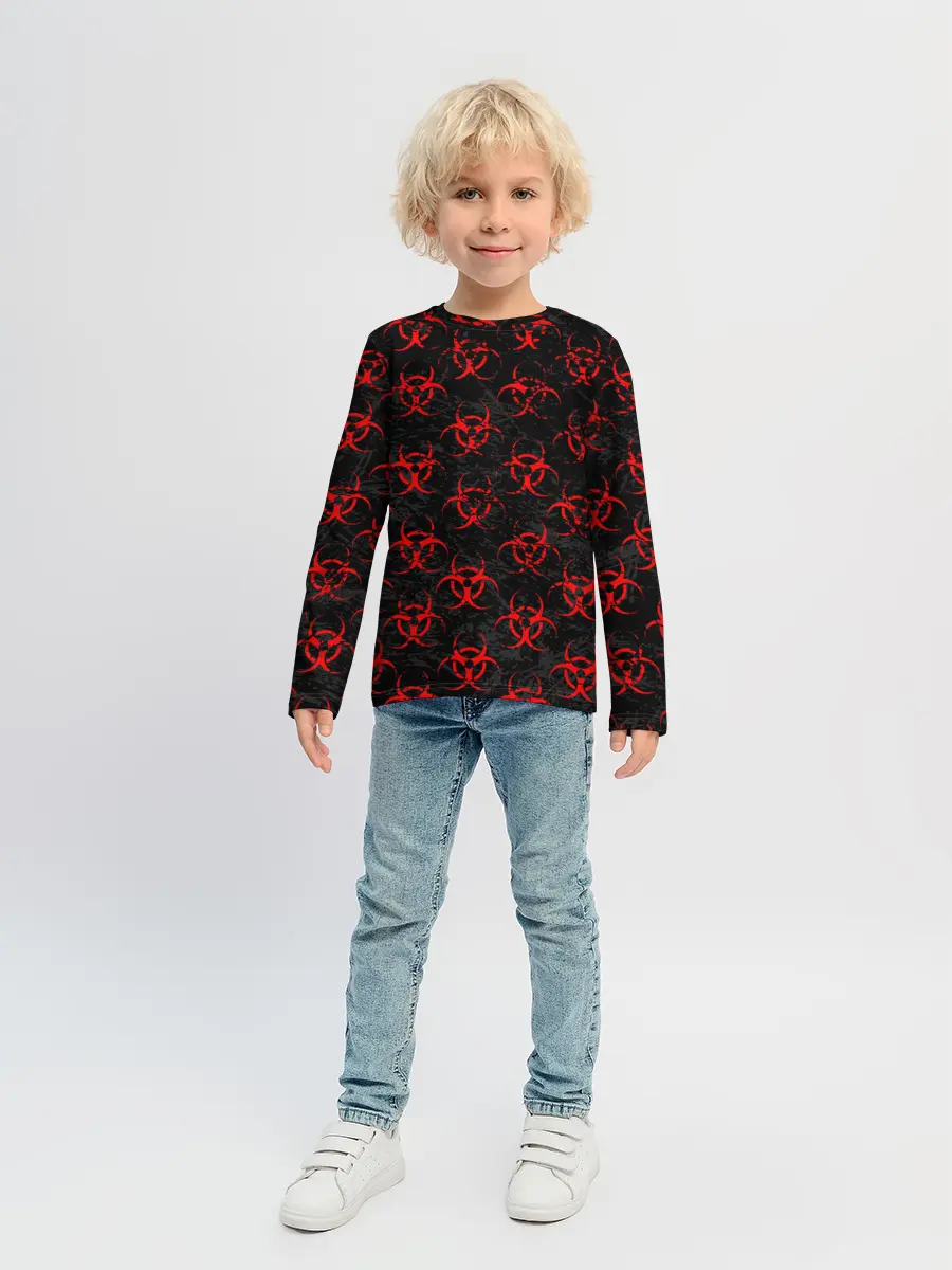 Детский лонгслив / RED BIOHAZARD