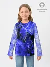 Детский лонгслив / МОЛНИЯ BLUE