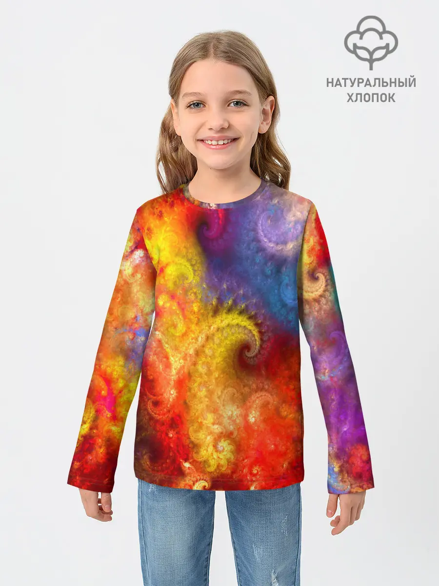 Детский лонгслив / Absract