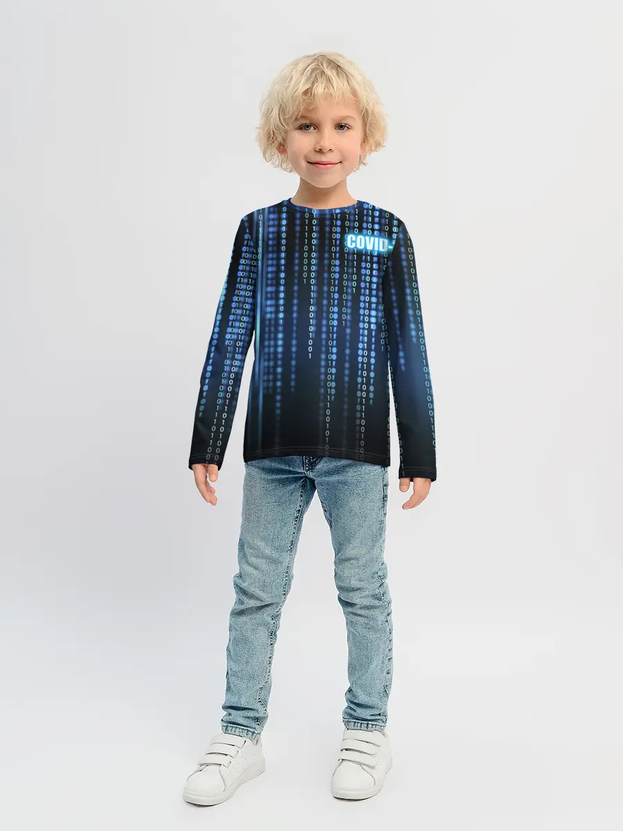 Детский лонгслив / Covid-19