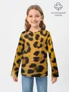 Детский лонгслив / Леопард