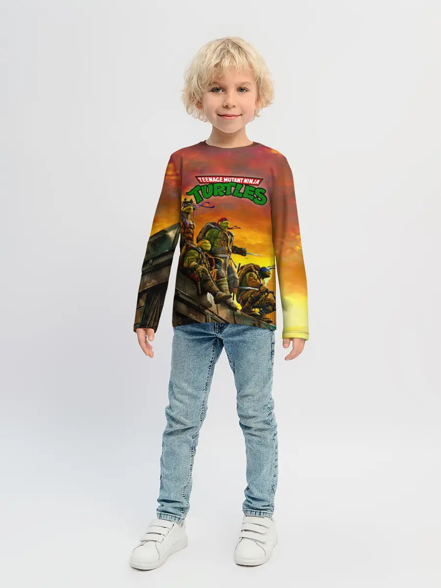 Детский лонгслив / Черепашки - ниндзя