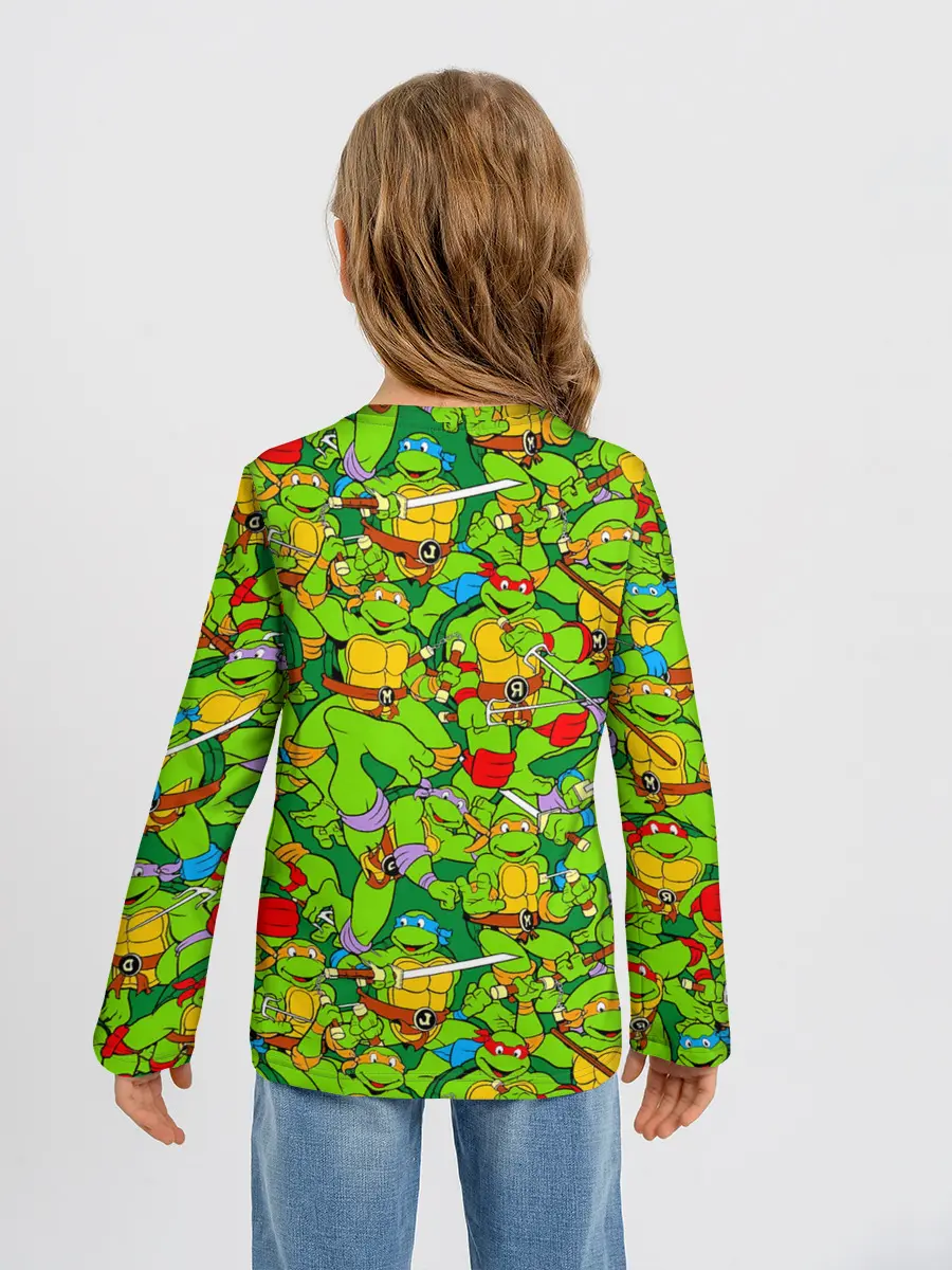 Детский лонгслив / Черепашки - ниндзя