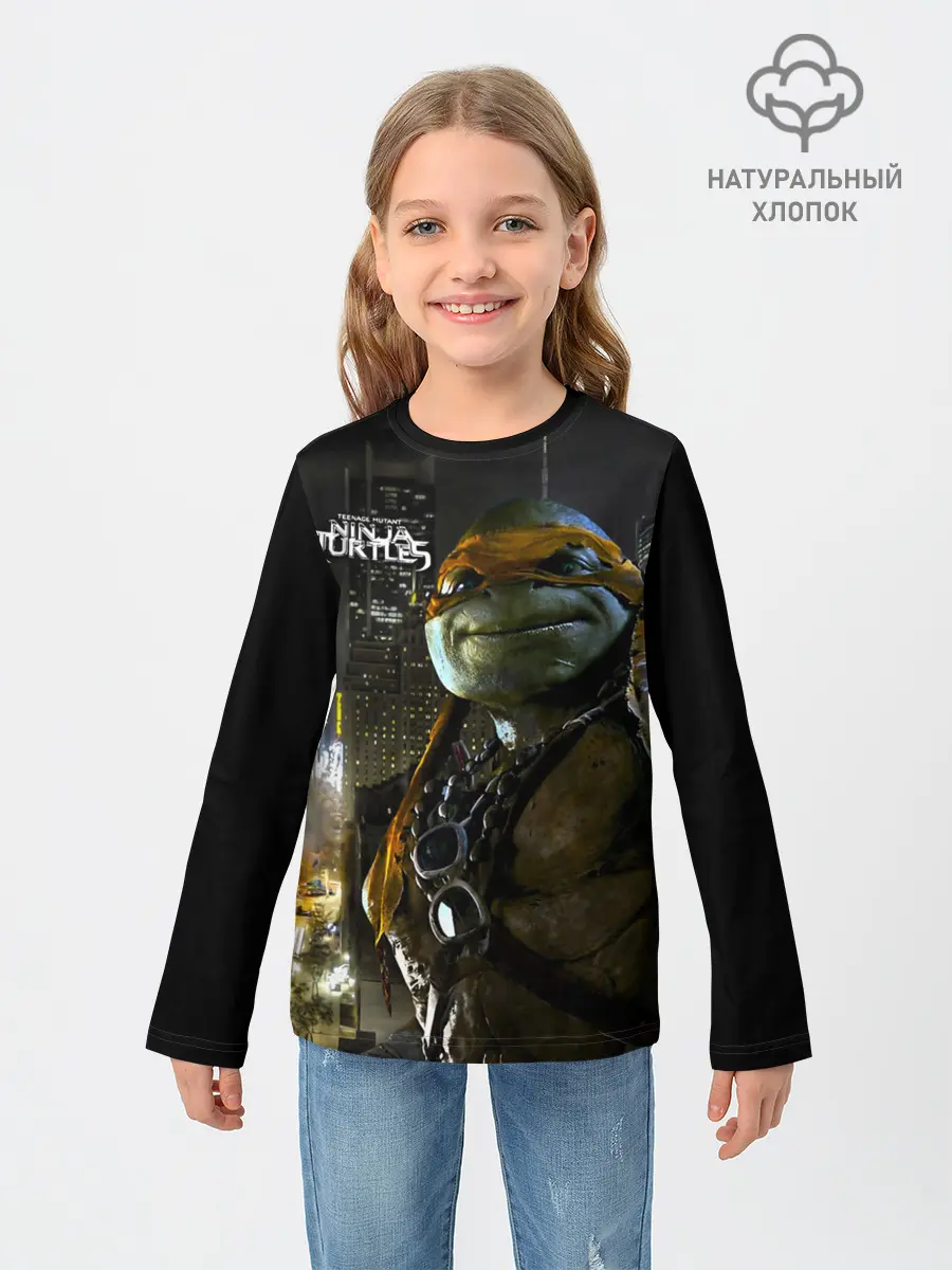 Детский лонгслив / Черепашки - ниндзя
