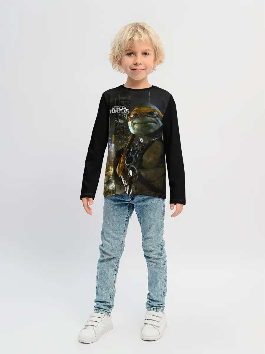Детский лонгслив / Черепашки - ниндзя