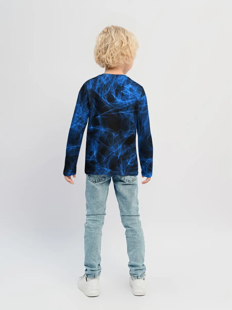 Детский лонгслив / NEON SMOKES STRIPES