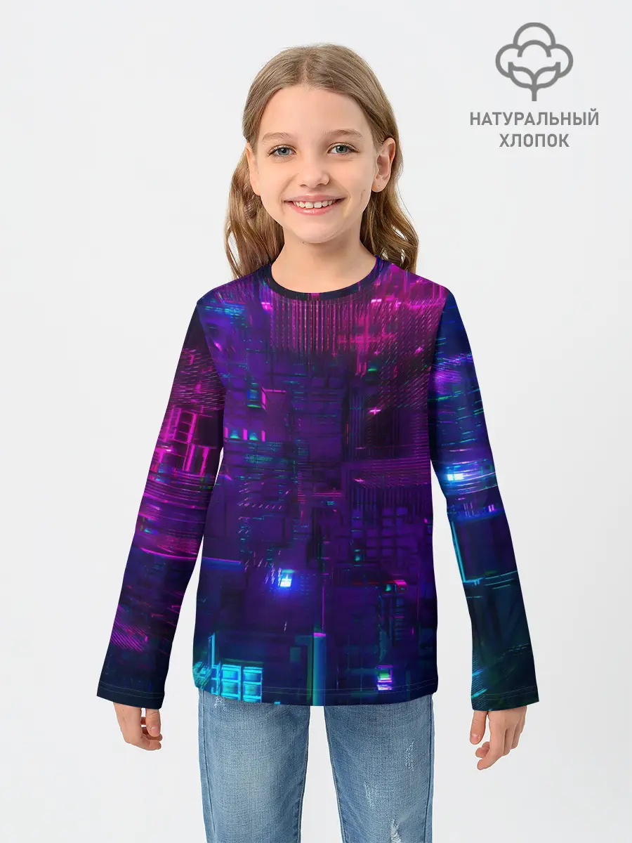 Детский лонгслив / NEON