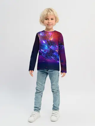 Детский лонгслив / SPACE ABSTRACT