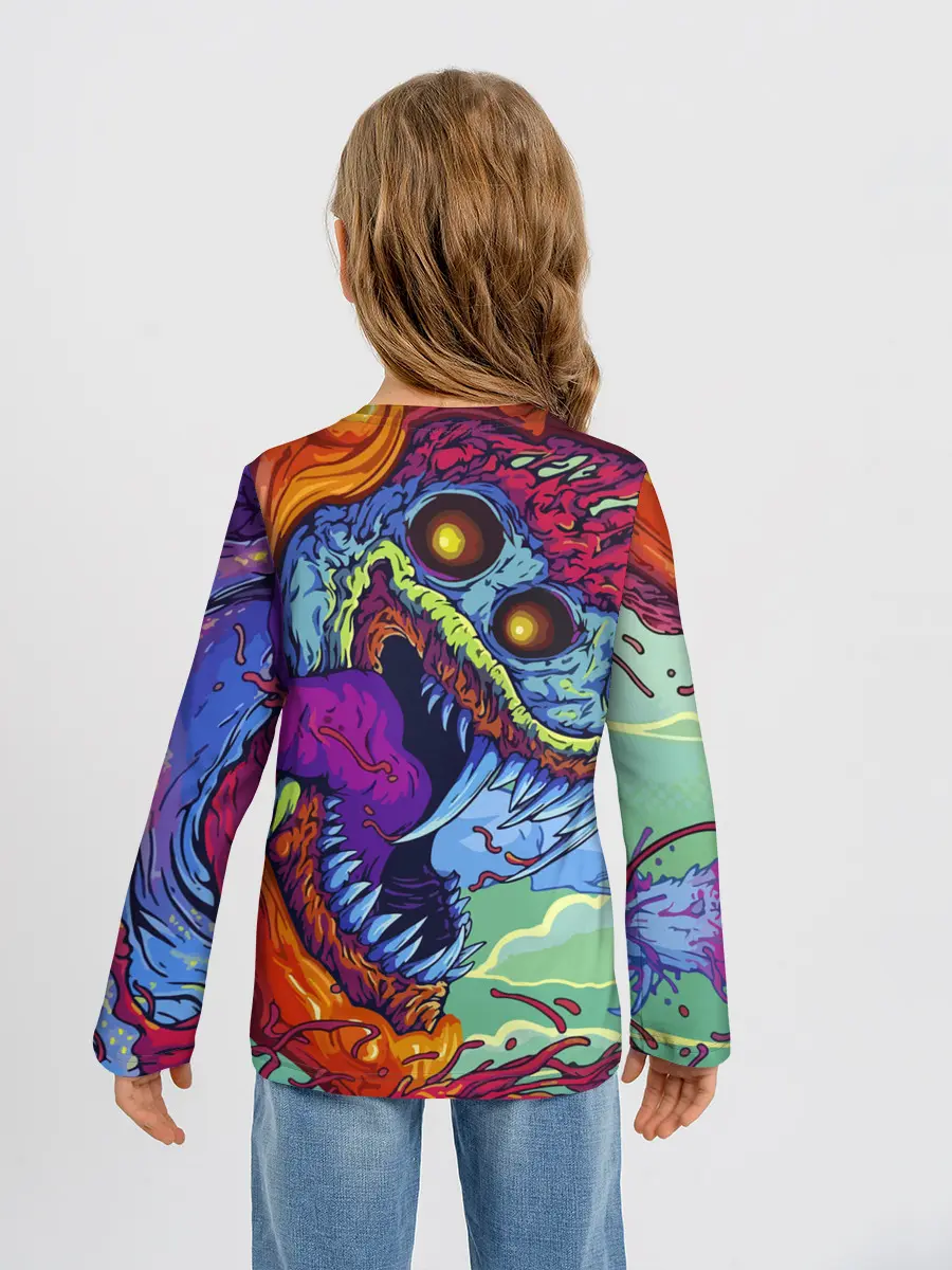 Детский лонгслив / CS GO HYPERBEAST | КС ГО ХАЙПЕРБИСТ