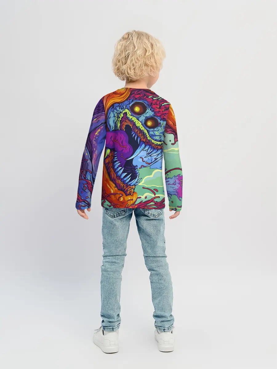 Детский лонгслив / CS GO HYPERBEAST | КС ГО ХАЙПЕРБИСТ