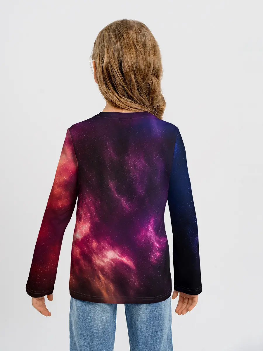 Детский лонгслив / КОСМОС