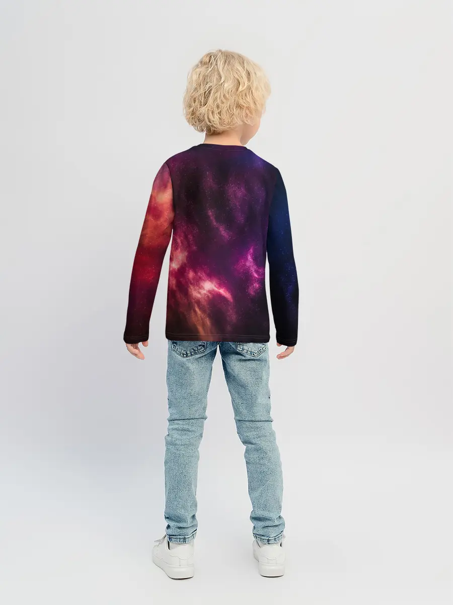 Детский лонгслив / КОСМОС