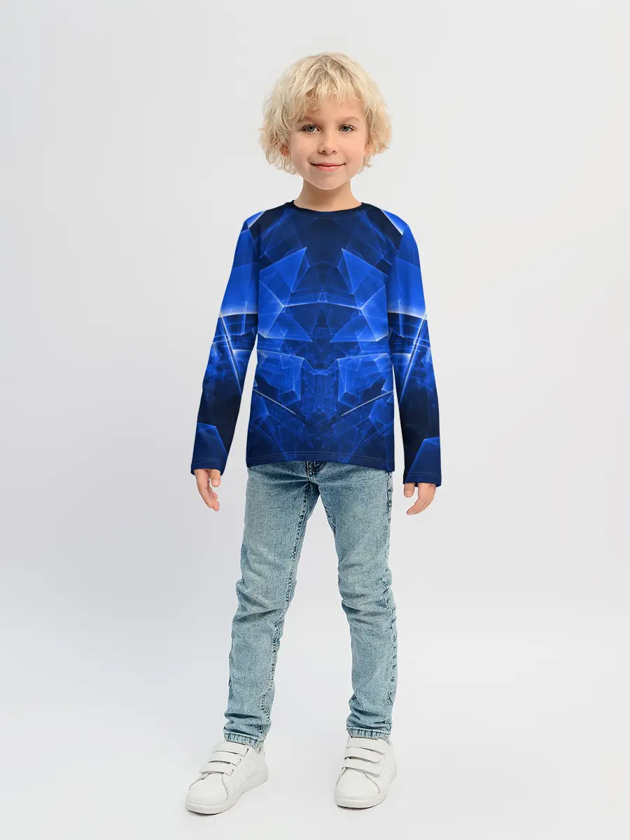 Детский лонгслив / СИНЯЯ БРОНЯ