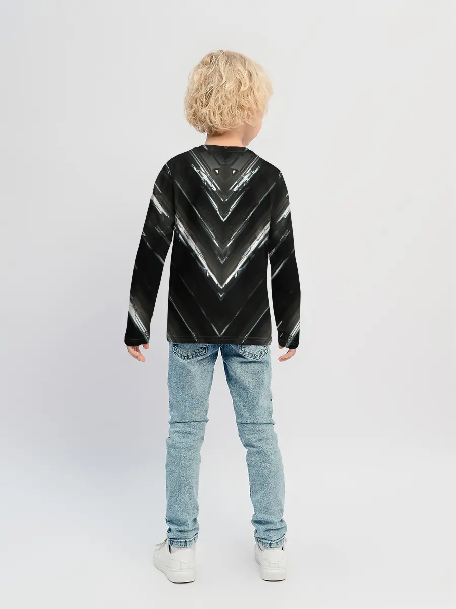 Детский лонгслив / МЕТАЛЛИЧЕСКАЯ БРОНЯ