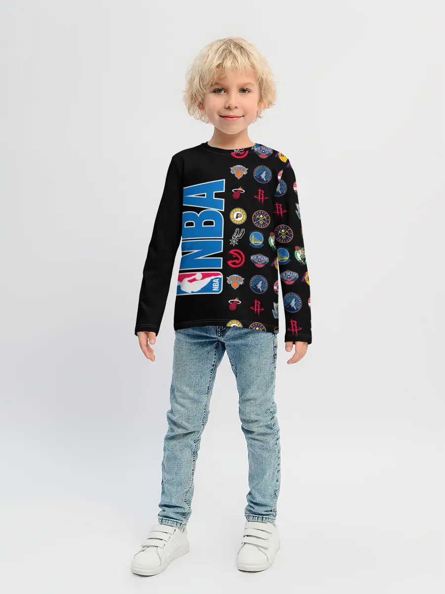 Детский лонгслив / NBA