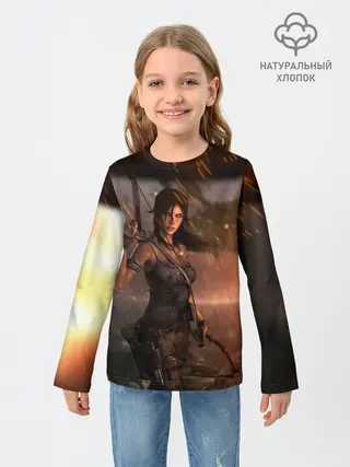 Детский лонгслив / TOMB RAIDER