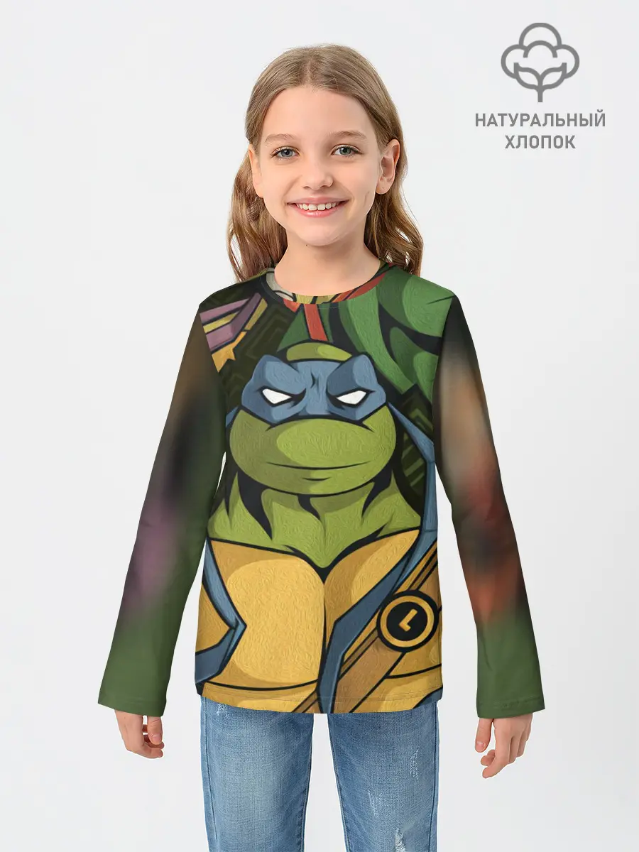Детский лонгслив / TMNT