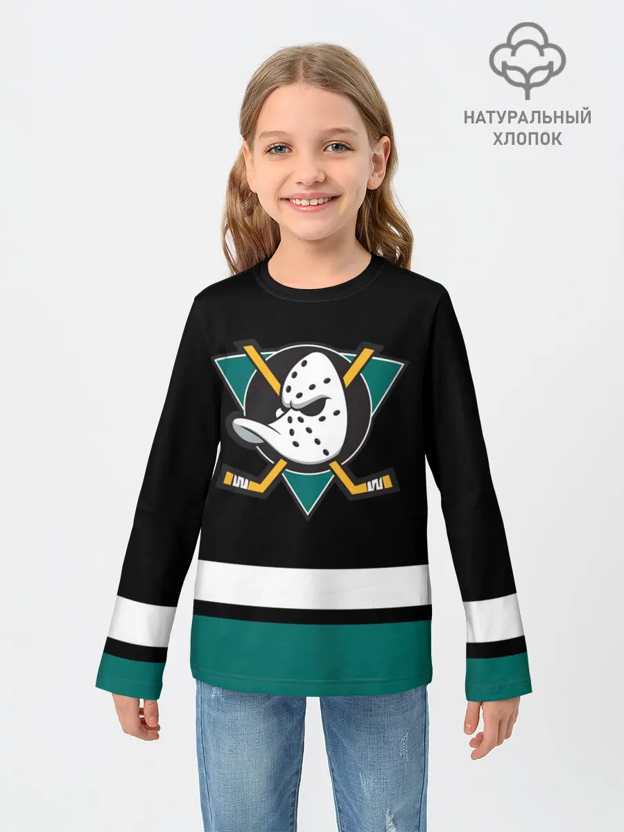 Детский лонгслив / Анахайм Дакс