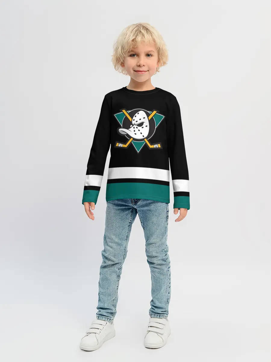 Детский лонгслив / Анахайм Дакс