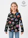 Детский лонгслив / NBA PATTERN