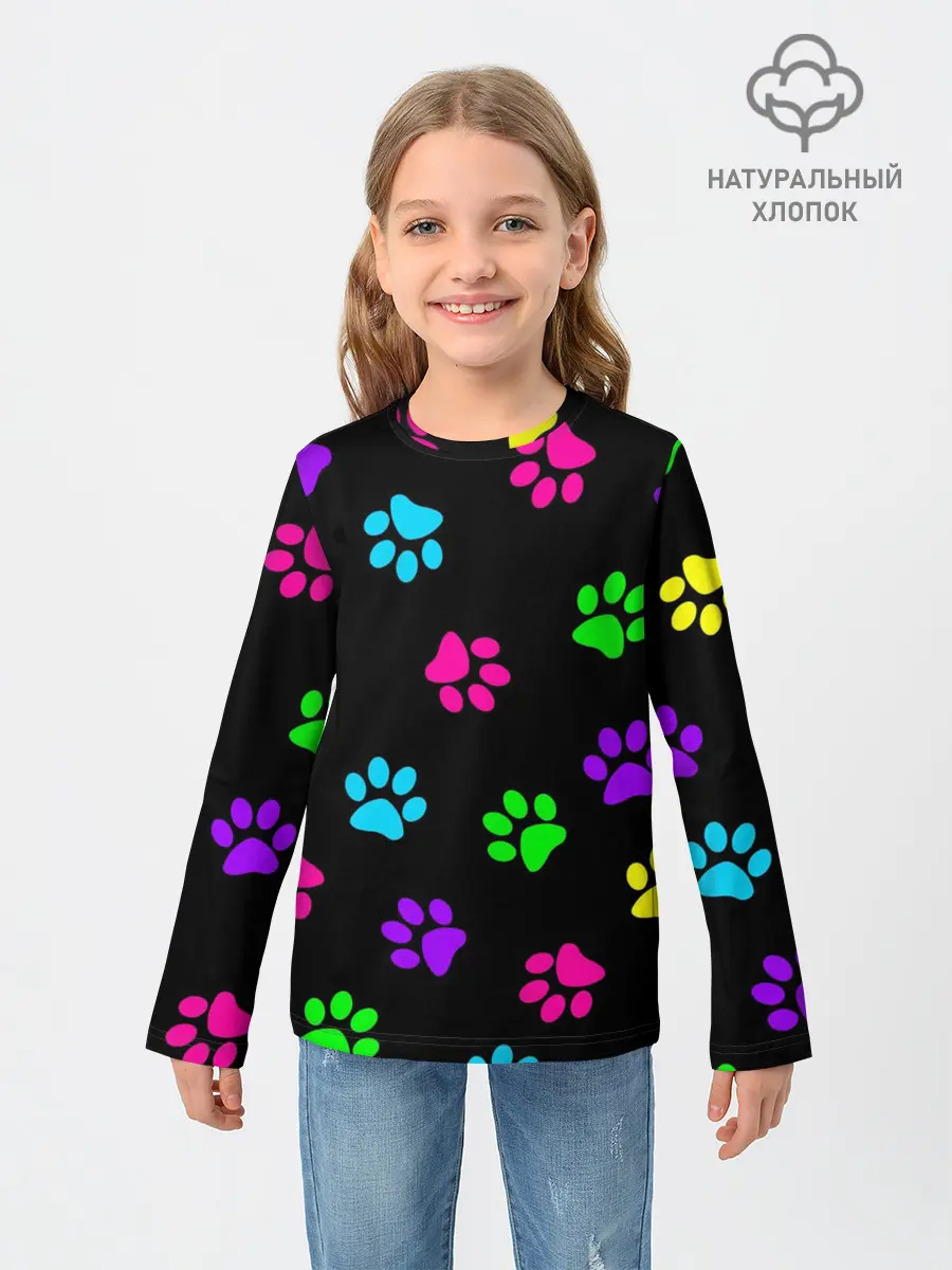 Детский лонгслив / ЛАПКИ