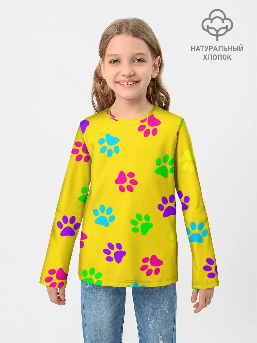 Детский лонгслив / ЛАПКИ