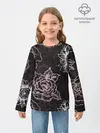 Детский лонгслив / Цветочный узор