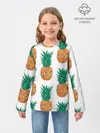 Детский лонгслив / Ананасовый арт