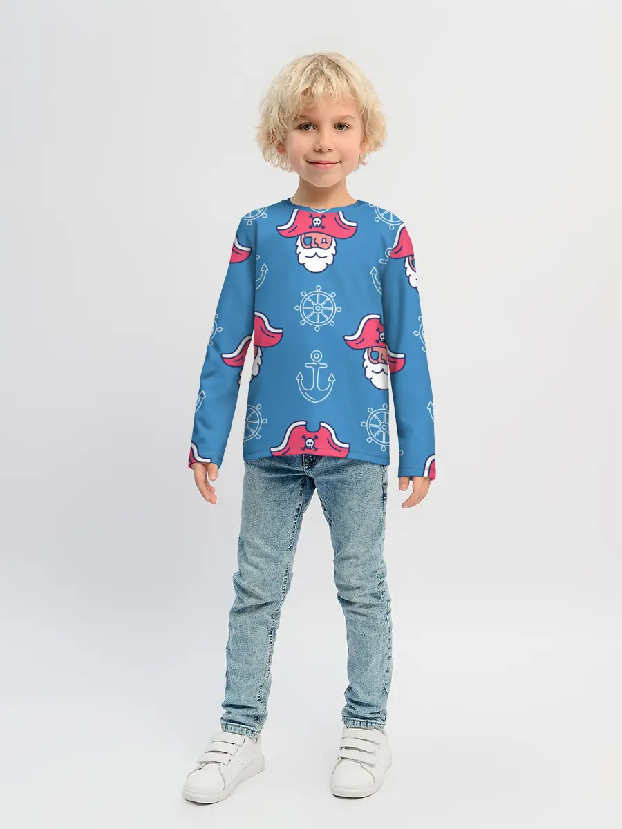 Детский лонгслив / Пиратский арт