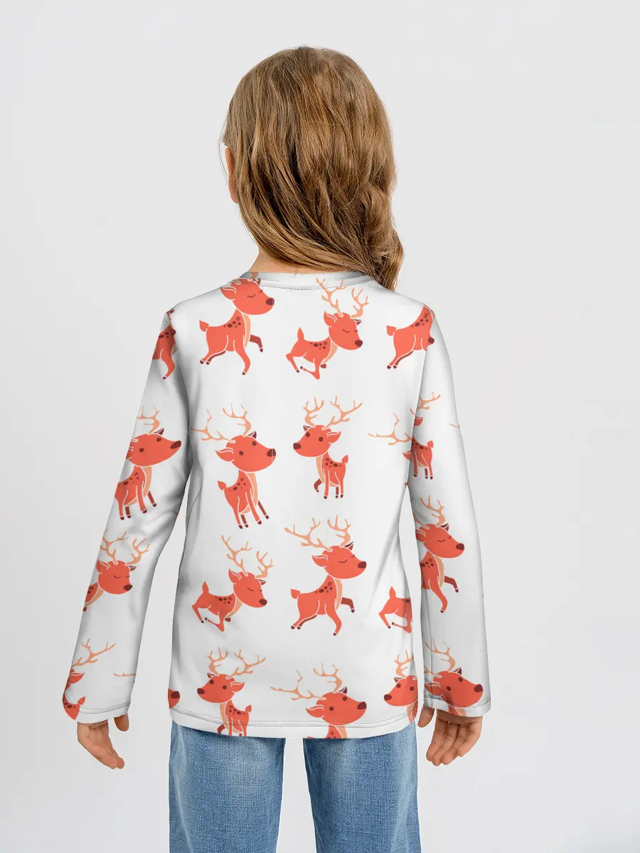 Детский лонгслив / Милый олень