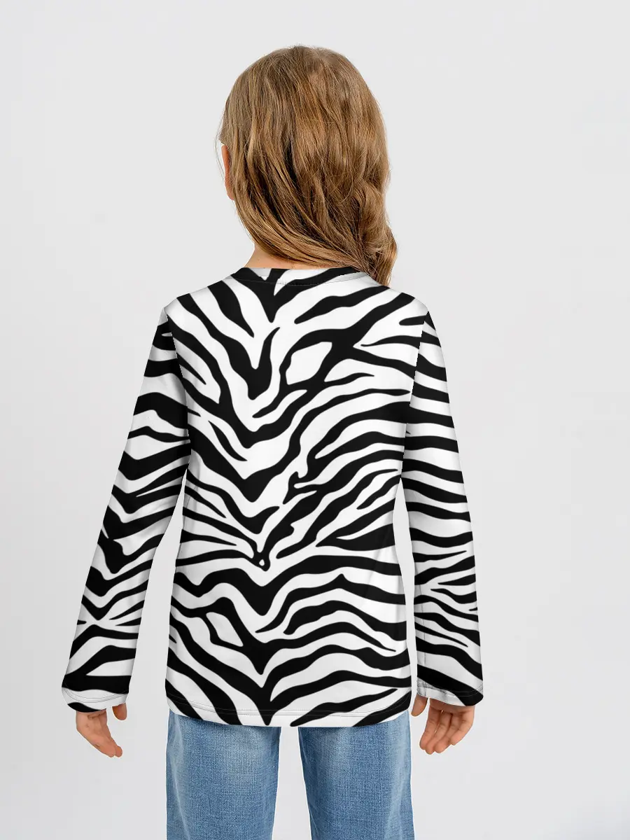 Детский лонгслив / Я зебра