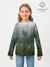 Детский лонгслив / Лес мой храм