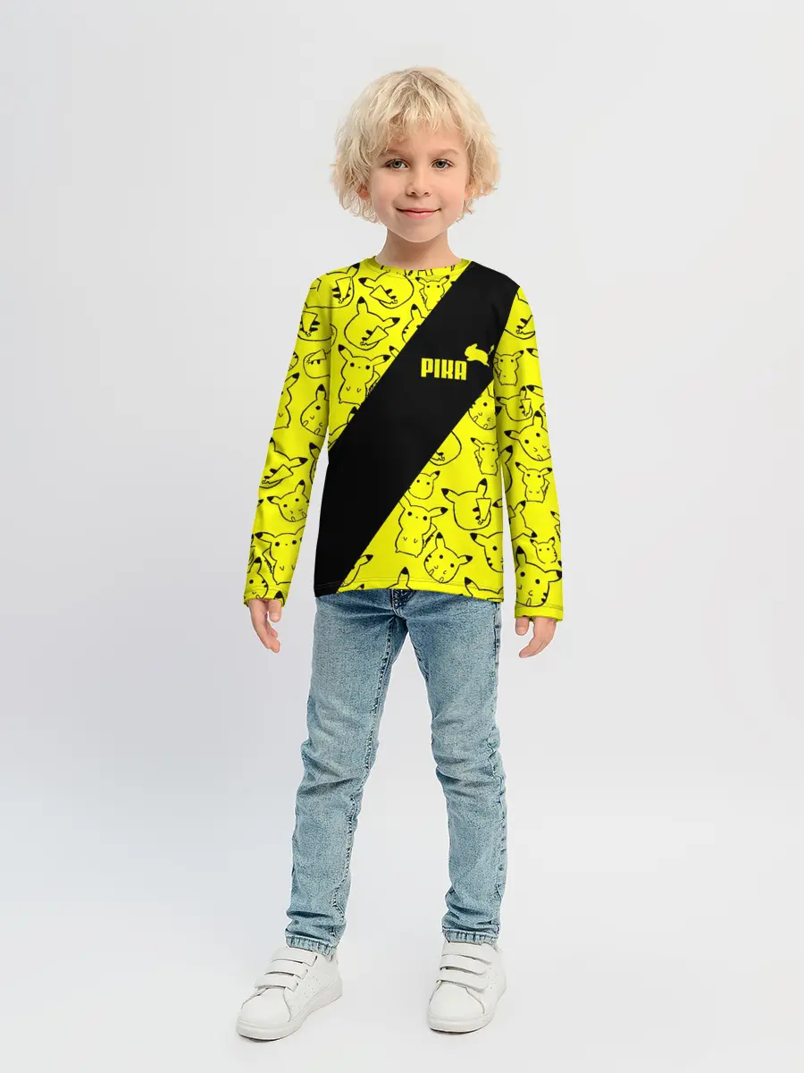Детский лонгслив / Пикачу