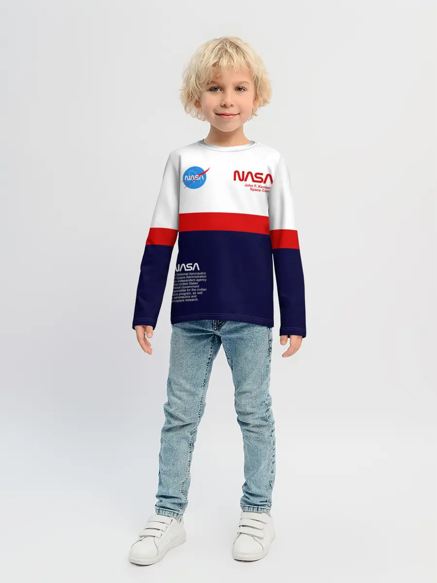 Детский лонгслив / NASA