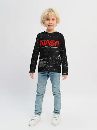 Детский лонгслив / NASA