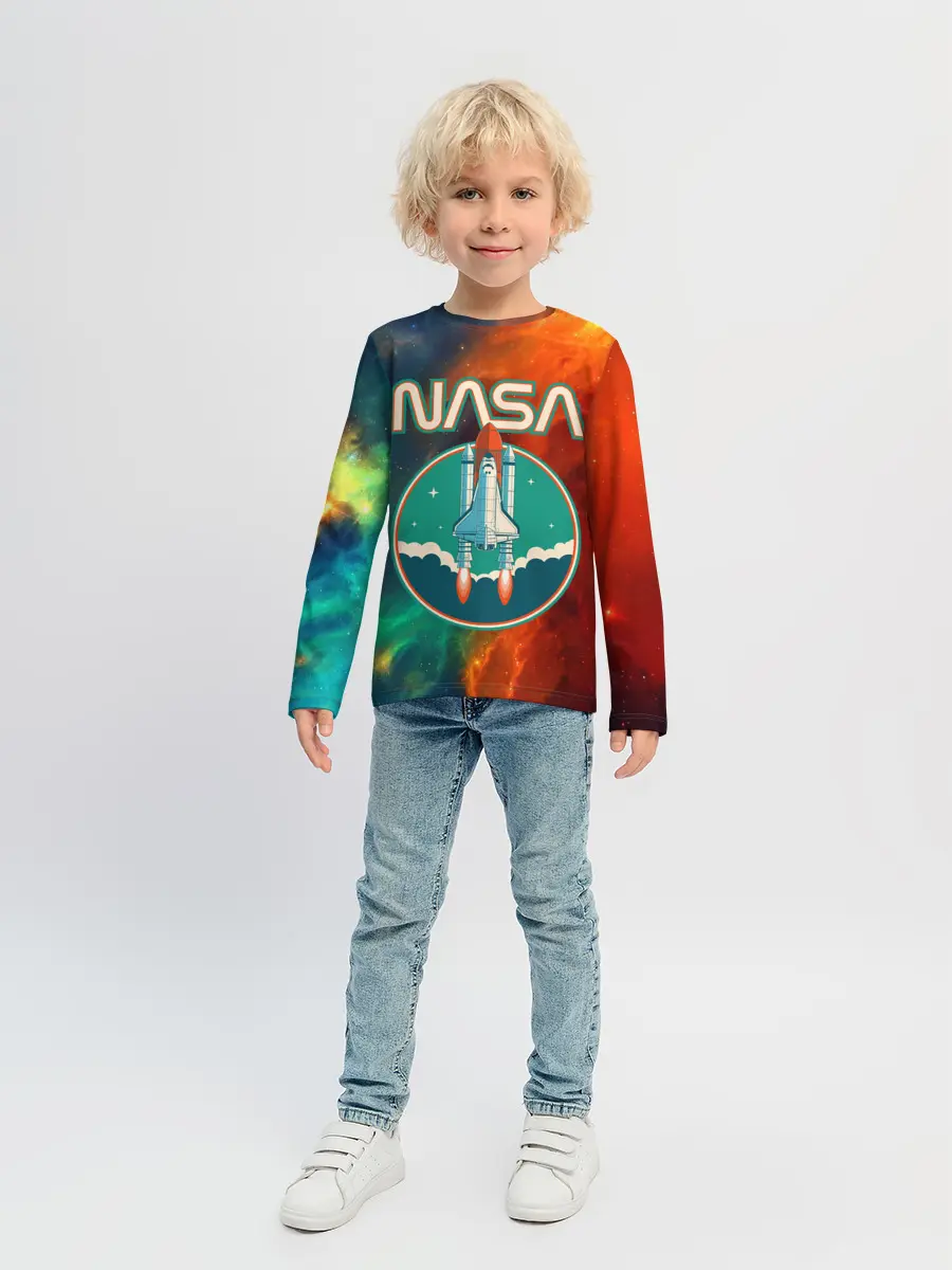 Детский лонгслив / NASA